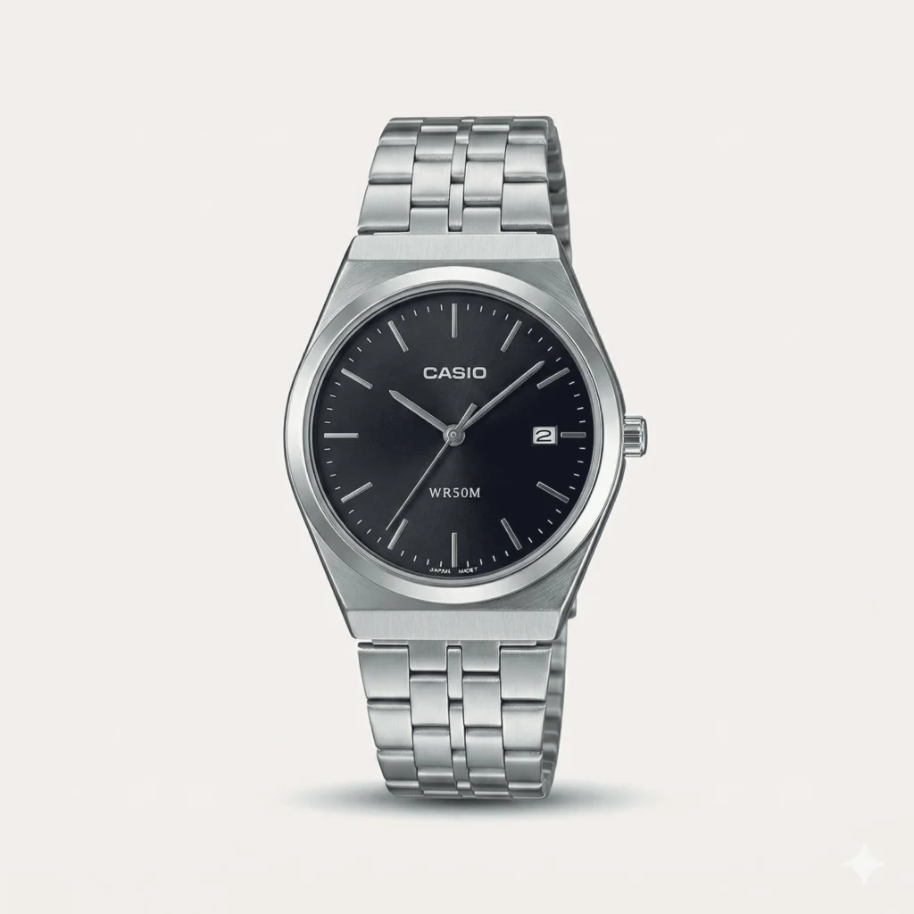 Men’s black watch Casio MW6033