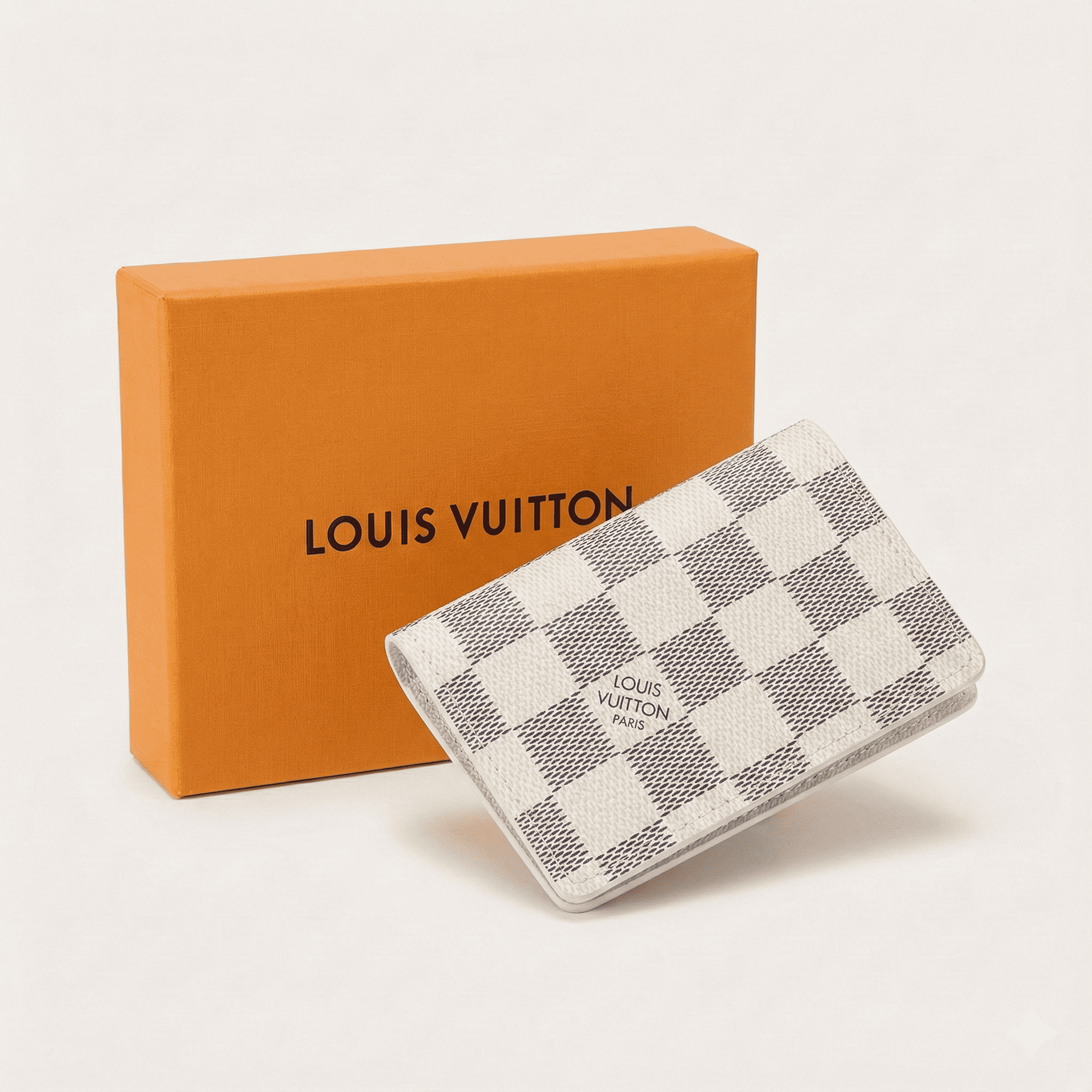 Louis Vuitton Damier Azur Canvas Envelope Business Card Holder